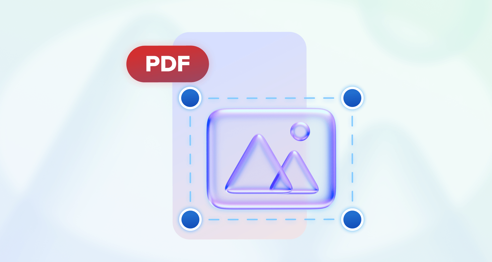 How to add an image to a PDF file illustration with editable picture frame