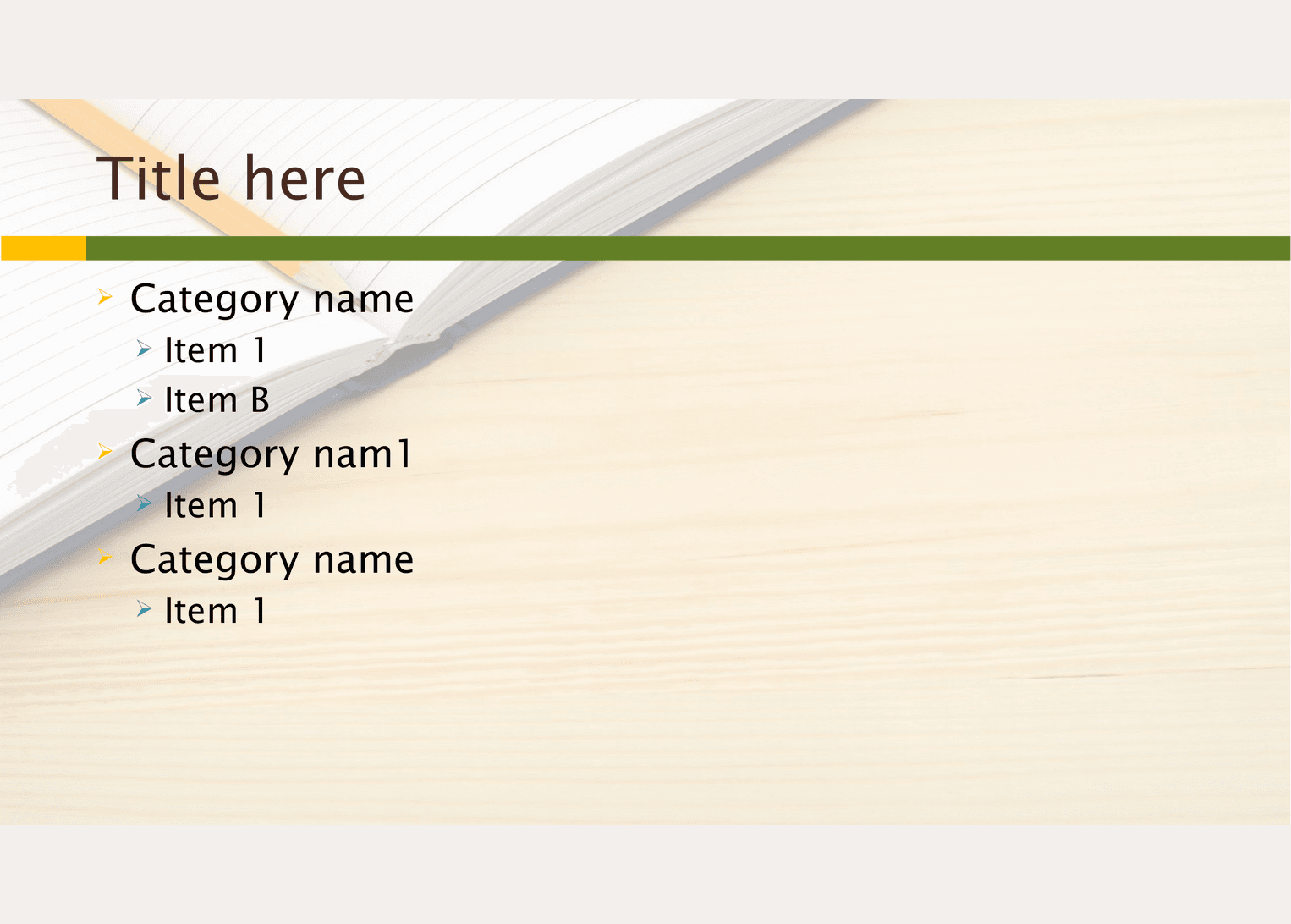 Course Presentation template preview 4