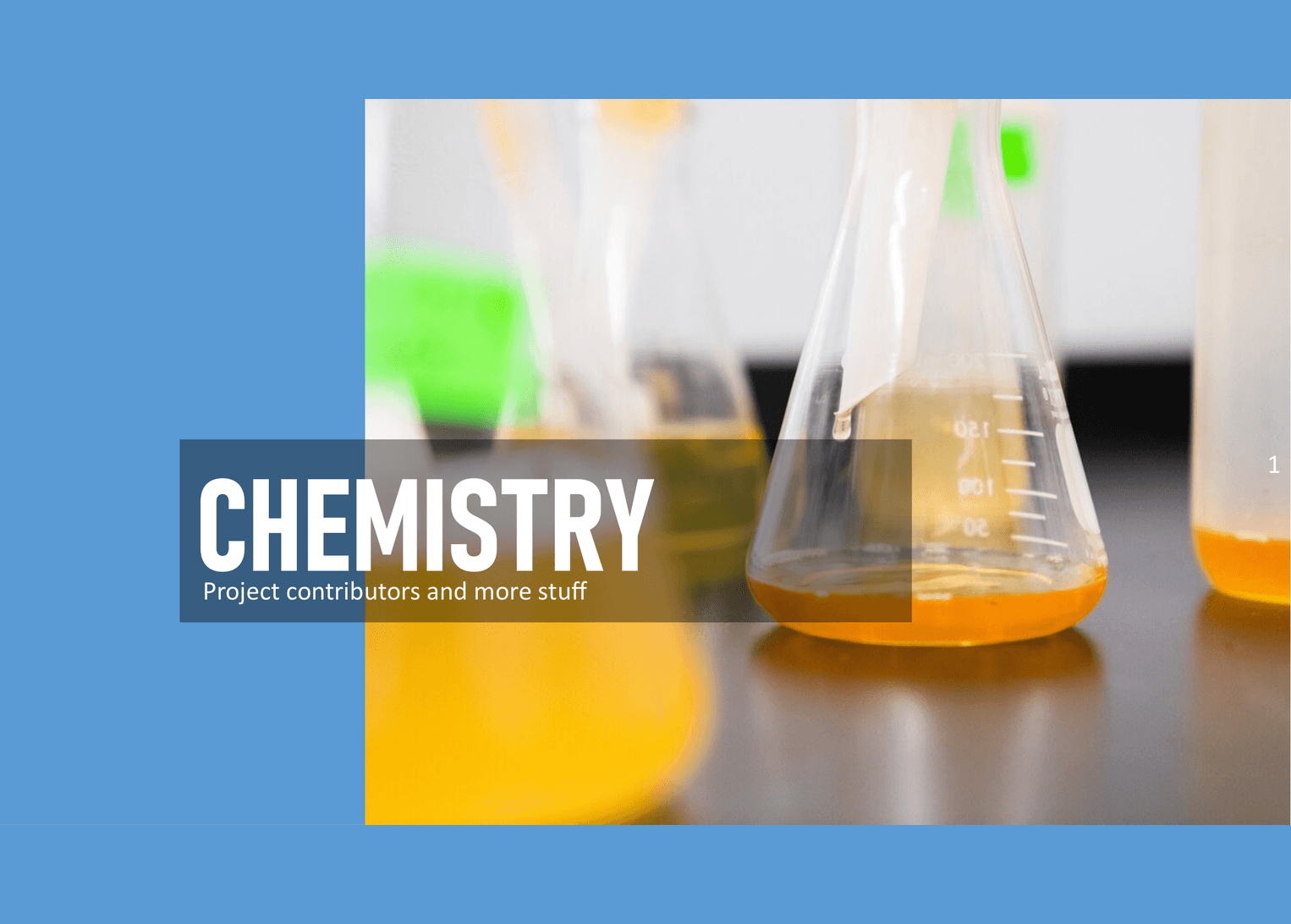 Chemistry School Project template preview 1