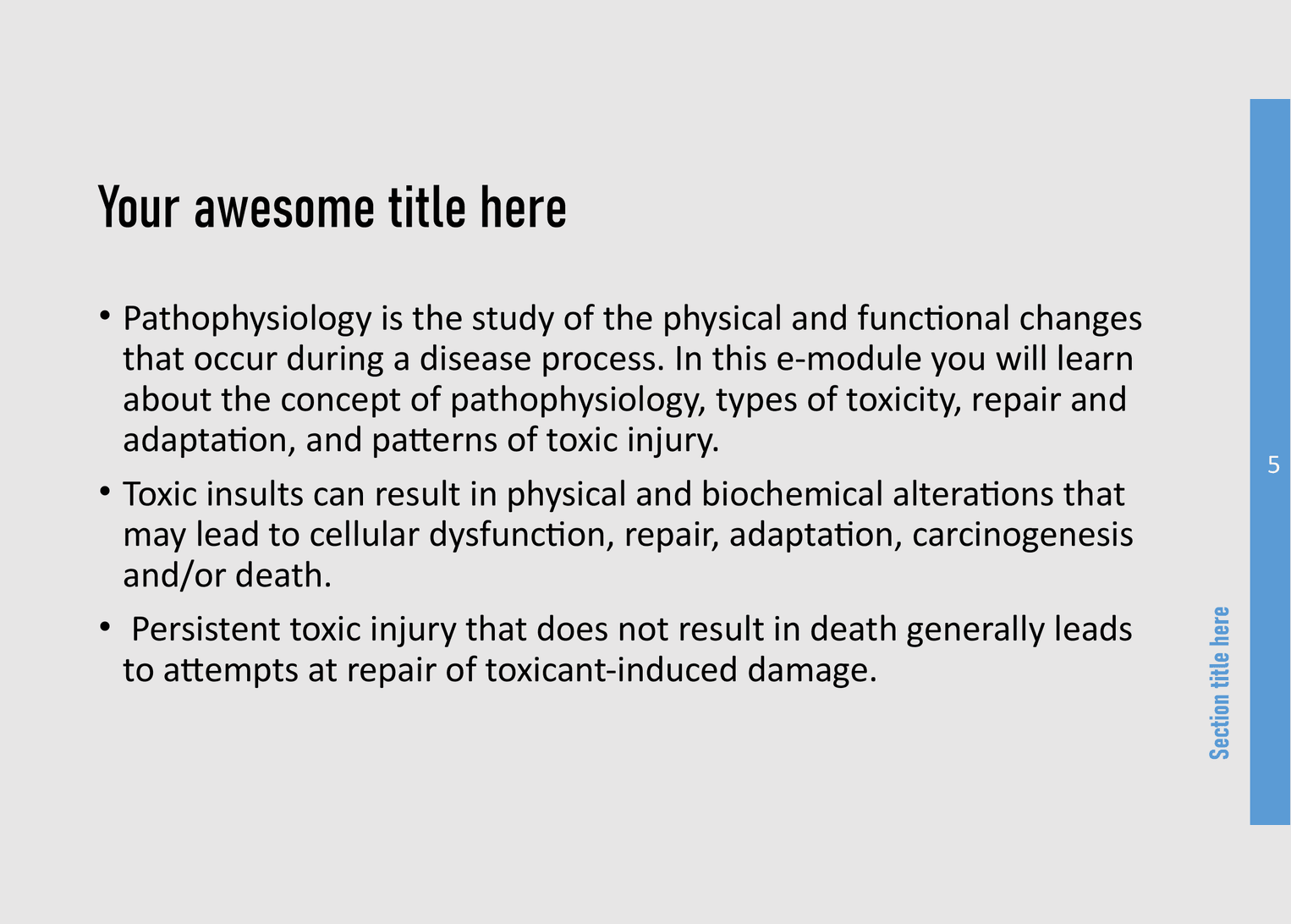 Chemistry School Project template preview 5