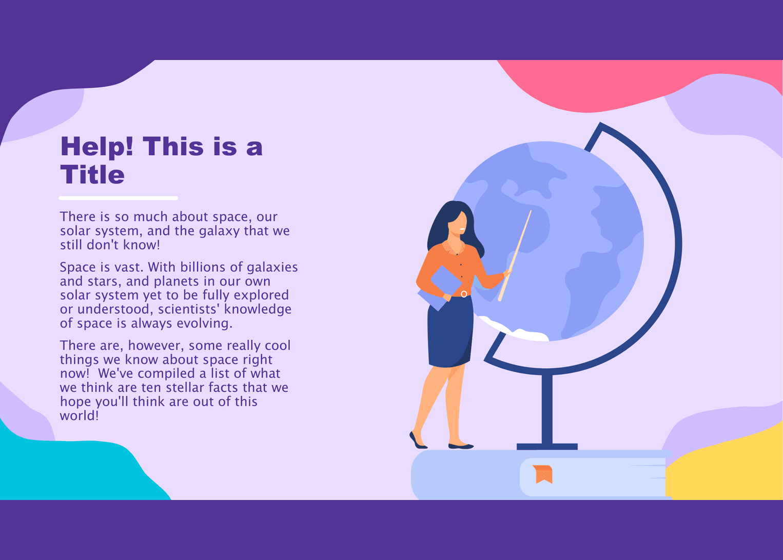 School Space template preview 4
