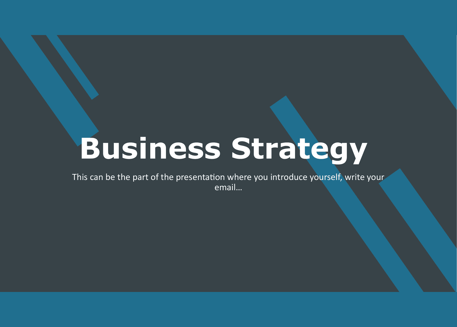 Business Strategy template preview 1
