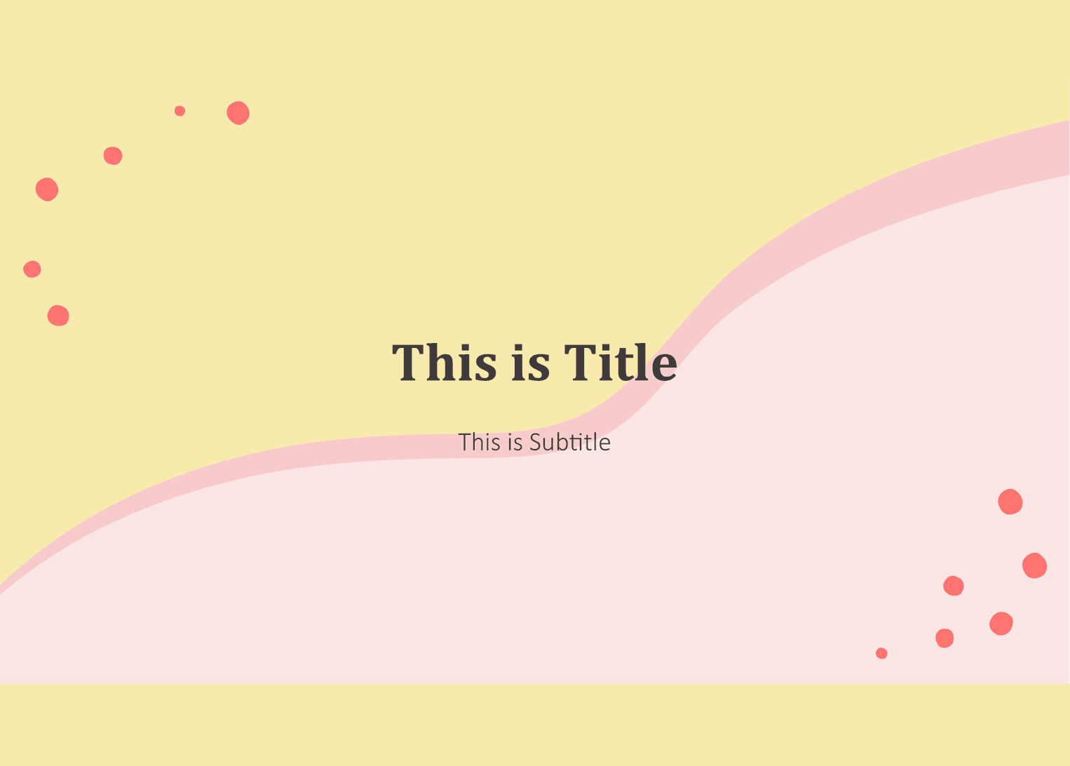 Show and Tell template preview 1