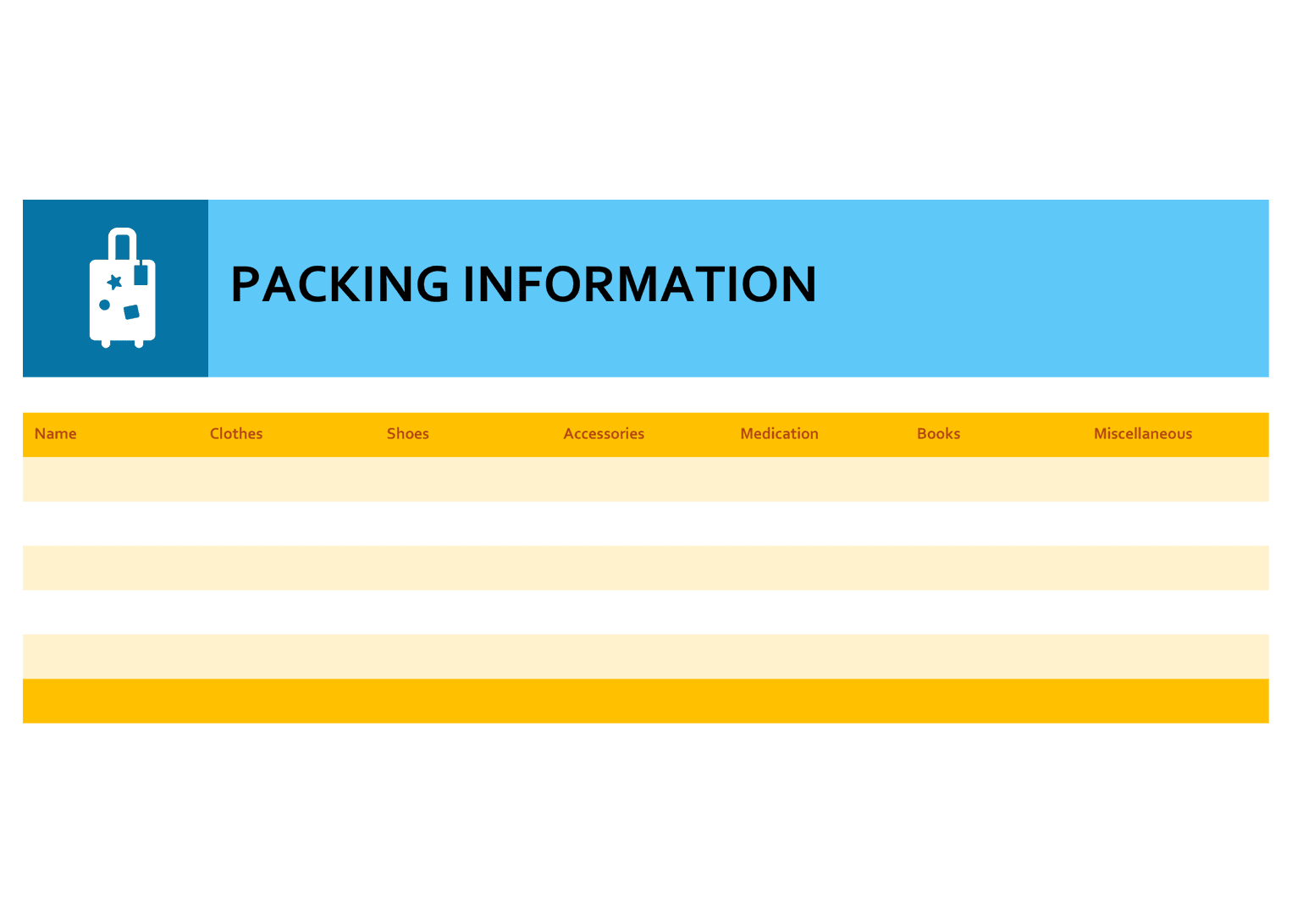 Family Travel Planner template preview 2