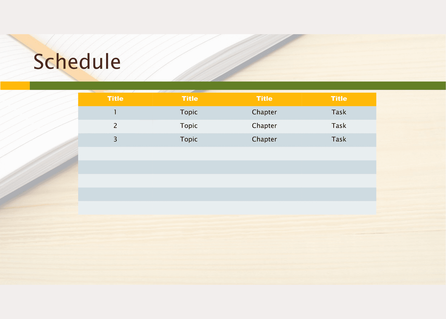 Course Presentation template preview 3