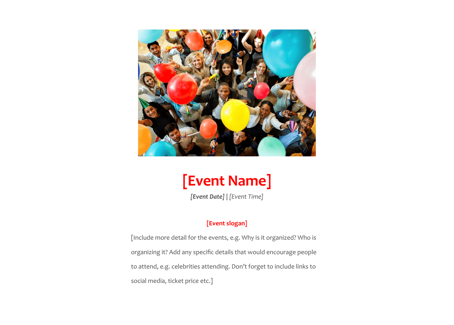 Flyer template preview