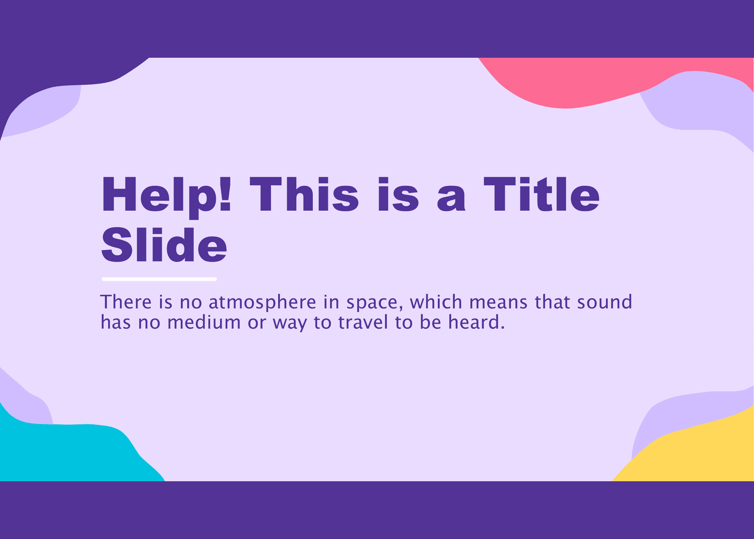 School Space template preview 2