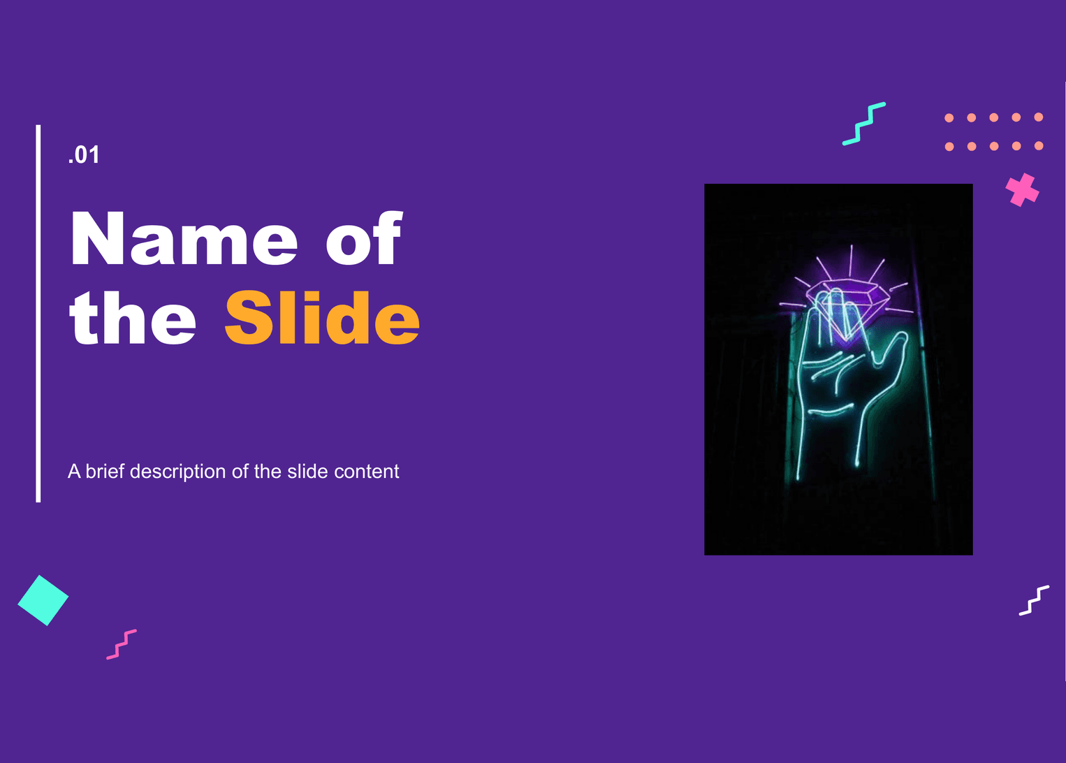 Midnight Neon template preview 3