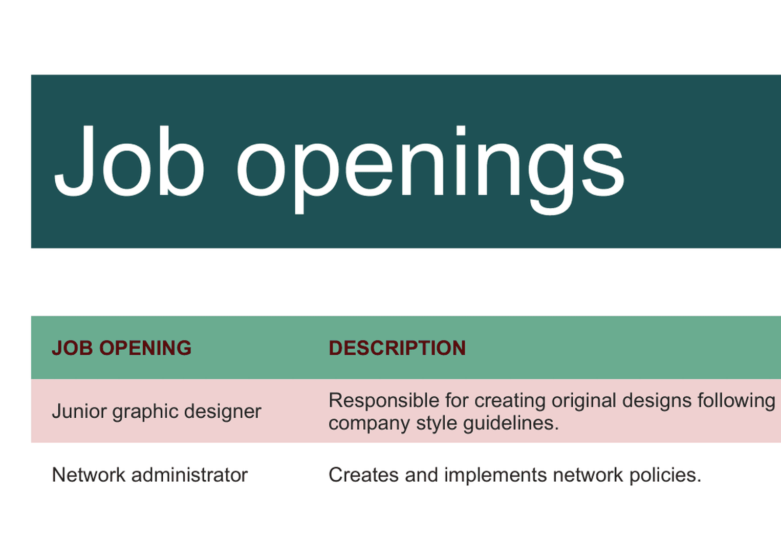 Job Candidates Tracker template preview 1